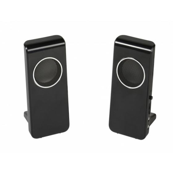 VIVANCO 2.0 MOBILE STEREO SPEAKERS USB black - (36644)