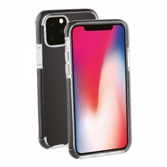VIVANCO ANTISHOCK CASE IPHONE 11 PRO MAX black transparent backcover - (60773)