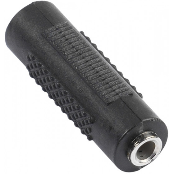 VIVANCO AUDIO ADAPTER 3.5mm JACK SOCKET TO 3.5mm JACK SOCKET black - (46108)