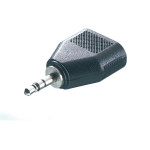 VIVANCO AUDIO ADAPTER 3.5mm JACK TO 2X 3.5mm JACK black - (46064)