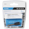VIVANCO AUDIO ADAPTER 6.3mm TO 3.5mm COMPACT TYPE gold - (46063)