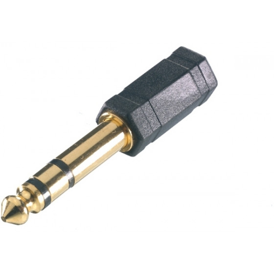 VIVANCO AUDIO ADAPTER 6.3mm TO 3.5mm COMPACT TYPE gold - (46063)