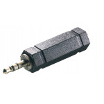 VIVANCO AUDIO ADAPTER 6.5mm JACK TO 3.5mm JACK black - (46065)