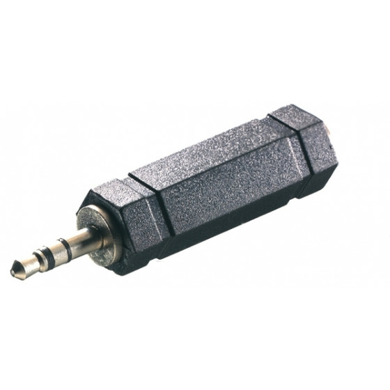 VIVANCO AUDIO ADAPTER 6.5mm JACK TO 3.5mm JACK black - (46065)