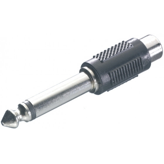 VIVANCO AUDIO ADAPTER 6.5mm JACK TO RCA black - (46049)
