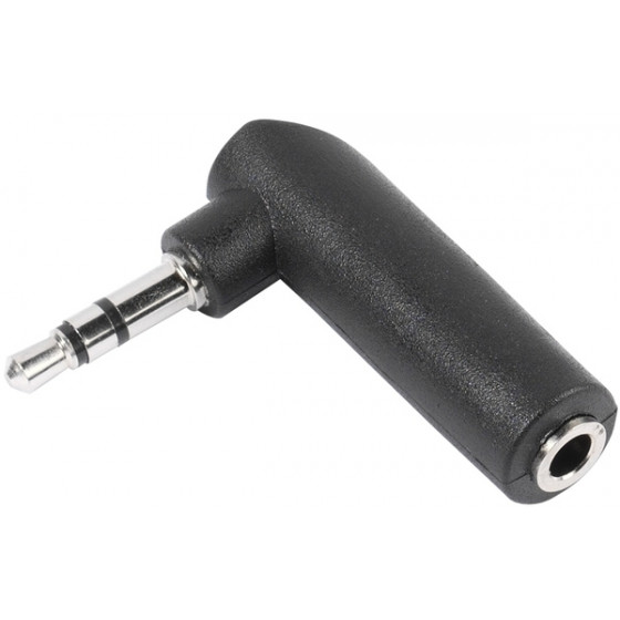 VIVANCO AUDIO ADAPTER ANGLED 3.5mm JACK - (46129)