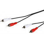 VIVANCO BULK AUDIO CONNECTION CABLE 2x RCA to 2x RCA 2.5m - (19318)