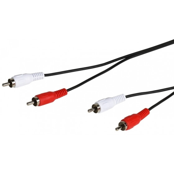 VIVANCO BULK AUDIO CONNECTION CABLE 2x RCA to 2x RCA 5m - (19361)