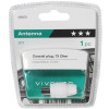 VIVANCO COAX PLUG white - (48000)