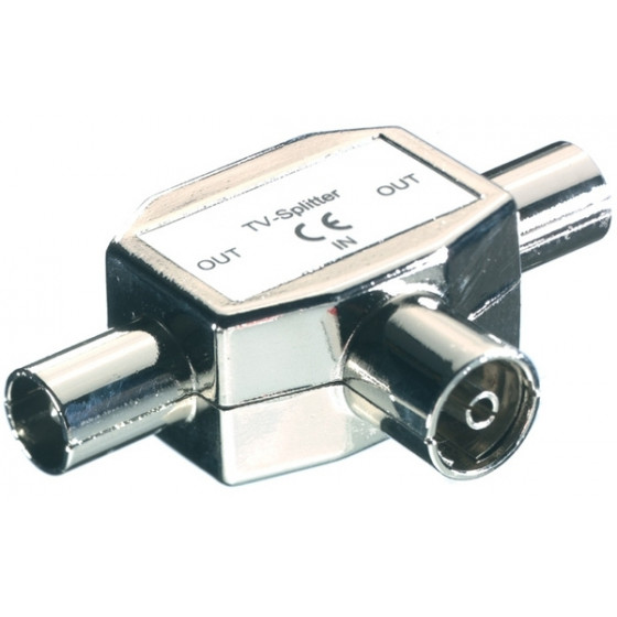 VIVANCO COAX SPLITTER FULLY SHIELDING TV DISTRIBUTOR - (48501)