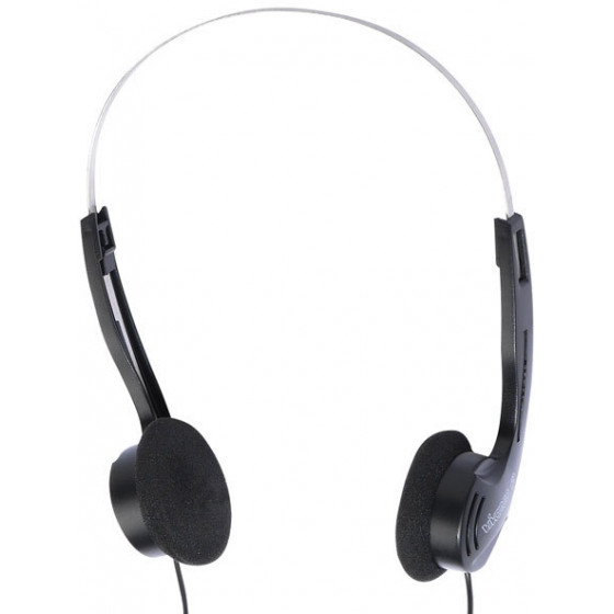 VIVANCO STEREO HEADPHONES 1.1m black - (32253)