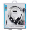 VIVANCO STEREO HEADPHONES PC 3.5mm WITH MIC - (36671)