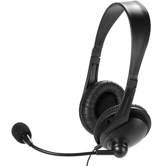VIVANCO STEREO HEADPHONES PC 3.5mm WITH MIC - (36671)
