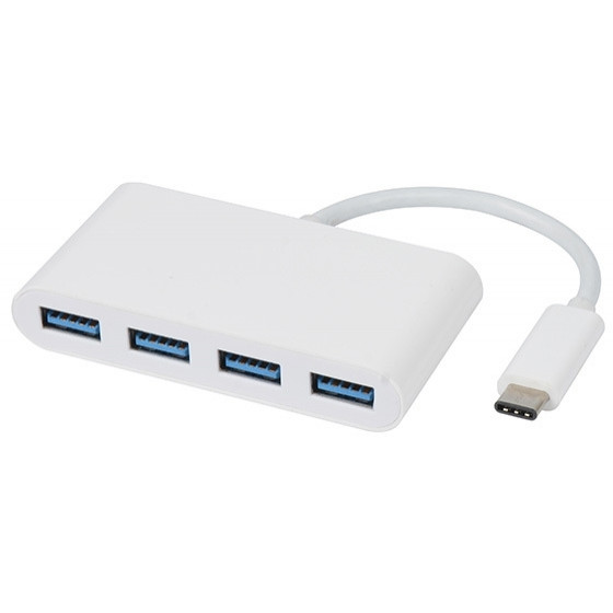 VIVANCO TYPE C SUPER SPEED HUB 4 PORTS - (34292)