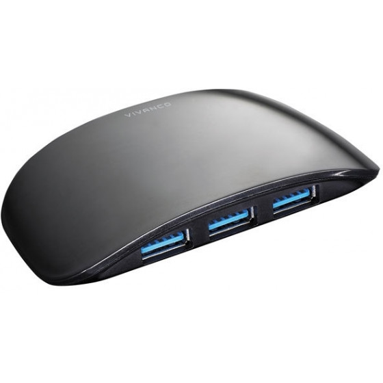 VIVANCO USB 3.0 HUB 4 PORTS 2A - (36663)