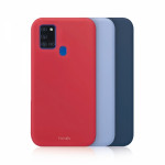 FONEX RAINBOW 3 PACK TPU CASE 0.6mm SAMSUNG A21s Light blue / Red / Blue backcover - (RBW1482C)