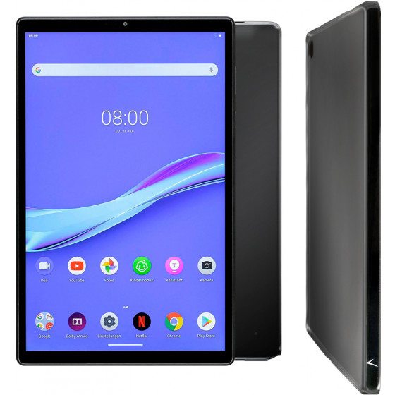 VOLTE-TEL ���� LENOVO TAB M10 PLUS FHD X606 SILICON DELUXE TPU CAMERA GUARD BLACK - (5205308287923)