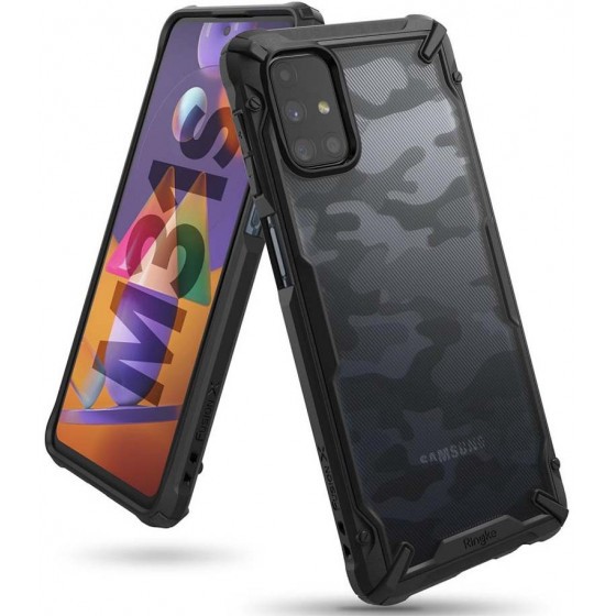 Ringke Fusion X Galaxy M31s Camo Black - (XDSG0042)