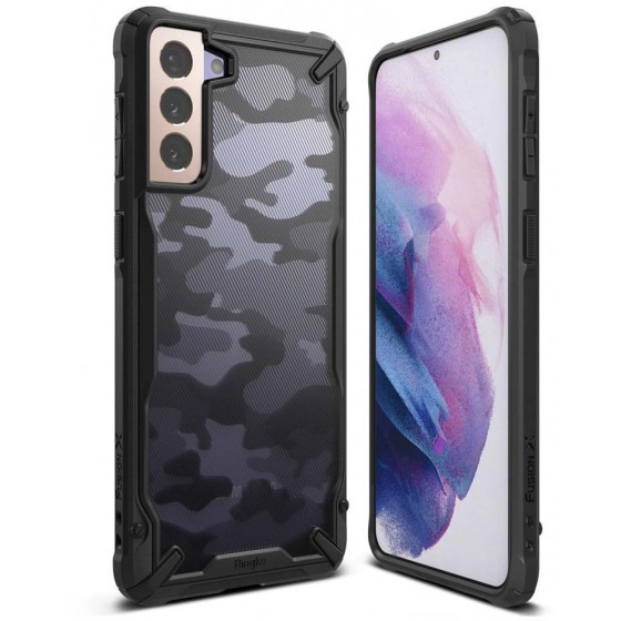 Ringke Fusion X Galaxy S21 Camo Black - (XDSG0044)