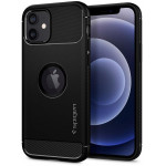 Spigen Rugged Armor Iphone 12 / 12 Pro Matte Black - (ACS01700)