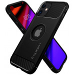 Spigen Rugged Armor Iphone 12 Mini Matte Black - (ACS01743)