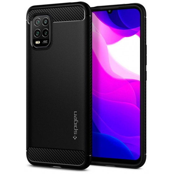 Spigen Rugged Armor Xiaomi MI 10 Lite Matte Black - (ACS01235)
