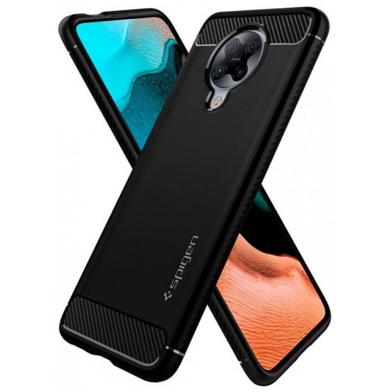 Spigen Rugged Armor Xiaomi Poco F2 Pro Matte Black - (ACS01233)