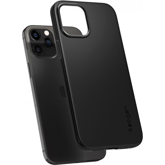 Spigen Thin Fit Iphone 12 / 12 Pro Black - (ACS01696)