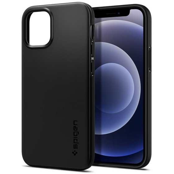 Spigen Thin Fit Iphone 12 Mini Black - (ACS01739)