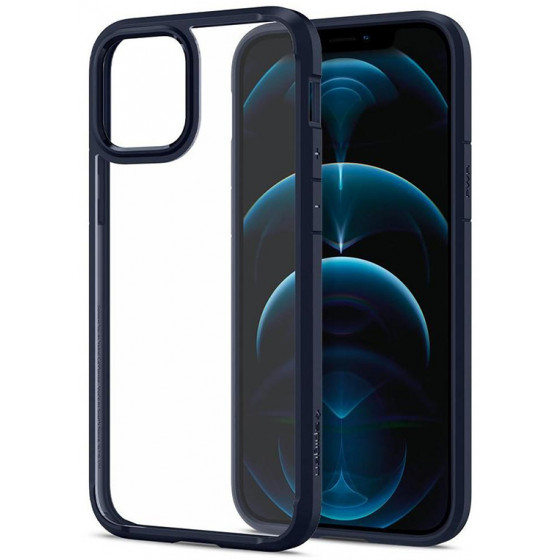 Spigen Ultra Hybrid iPhone 12 / 12 Pro Navy Blue - (ACS02251)