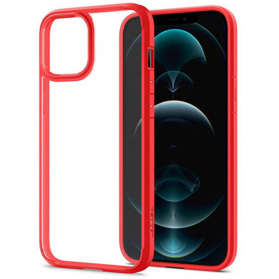Spigen Ultra Hybrid iPhone 12 / 12 Pro Red - (ACS01704)