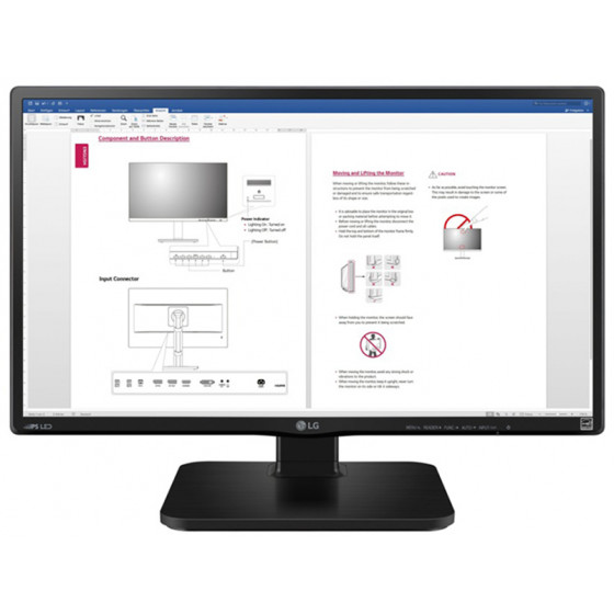 LG Led IPS Ergonomic Monitor 24 - (24BK450H-B)