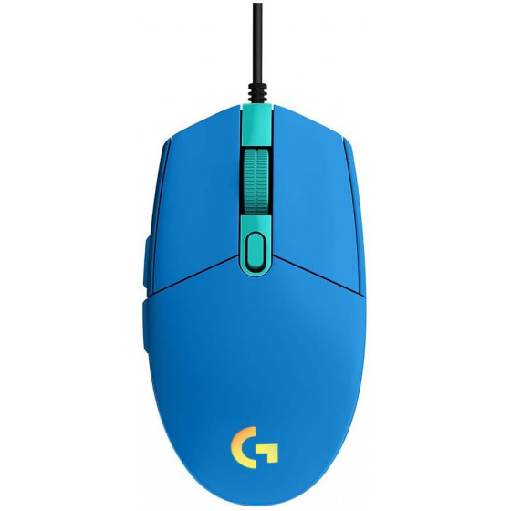 Logitech Gaming Mouse G102 LightSync RGB Blue - (910-005801)