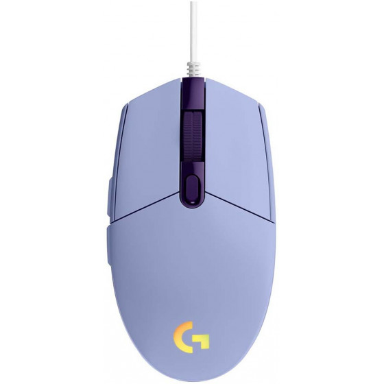 Logitech Gaming Mouse G102 LightSync RGB Lilac - (910-005854)