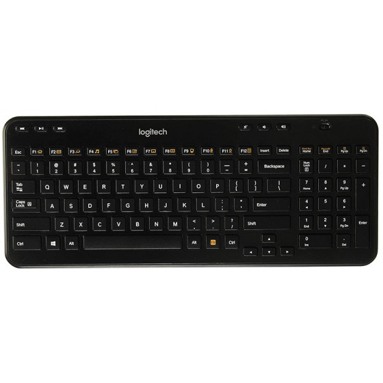 Logitech K360 Keyboard Wireless Black - (920-004088)