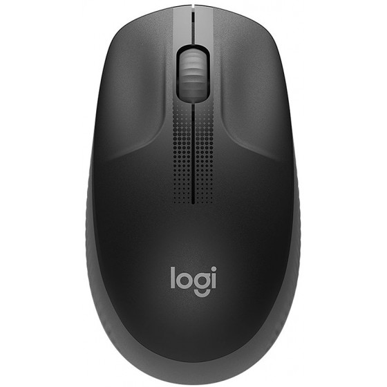 Logitech M190 Full-Size Wireless Mouse Black - (910-005905)