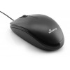 MediaRange Optical Mouse Corded 3-Button Silent-click Black Wired - (MROS212)
