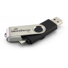 MediaRange USB combo flash drive with micro USB OTG plug 16GB - (MR931-2)