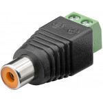 GOOBAY ����� RCA ������ �� terminal block 2pin 10��� - (76741)
