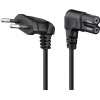 GOOBAY ������� ����������� Euro ������� 2x0.75mm 0.5m ����� - (56588)