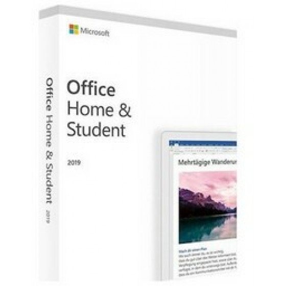 Microsoft Office Home and Student 2019 Medialess P6 1 ����� - (79G-05154)