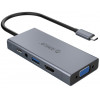 ORICO docking station MC-U501P USB Type-C 5-ports ���� - (MC-U501P-GY-BP)