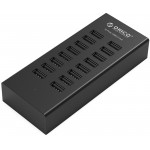 Orico USB 2.0 Hub 16x USB ports ����� - (H1613-U2-123A-BK)