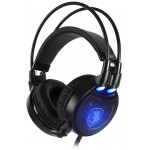 Sades Gaming Headset Octopus Plus �� ������ multiplatform USB ����� - (SA-912-BL)