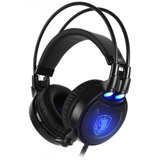 Sades Gaming Headset Octopus Plus �� ������ multiplatform USB ����� - (SA-912-BL)