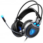 Sades gaming headset USB 50mm 7.1CH LED ����� - (SA-R1)