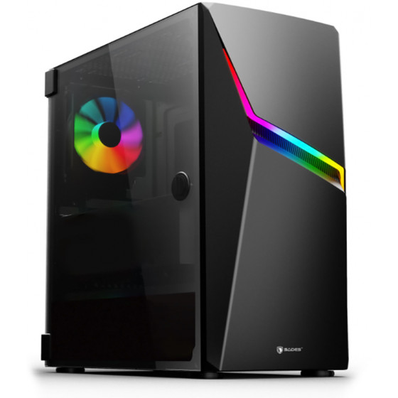 Sades PC case Niu mid tower 423x210x453mm 1x fan ������� ������ ����� - (SA-NIUAK2)
