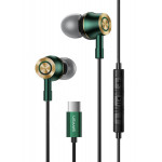 Usams earphones �� ��������� US-SJ482 Type-C 10mm 1.2m ������� - (HSEP4302)