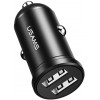 Usams ��������� ����������� C20 2x USB 2.4A ����� - (CC114TC01)