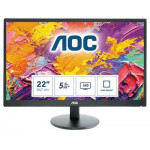 AOC 70 Series LED display 21.5 1920 x 1080 pixels Full HD Black - (E2270SWDN)